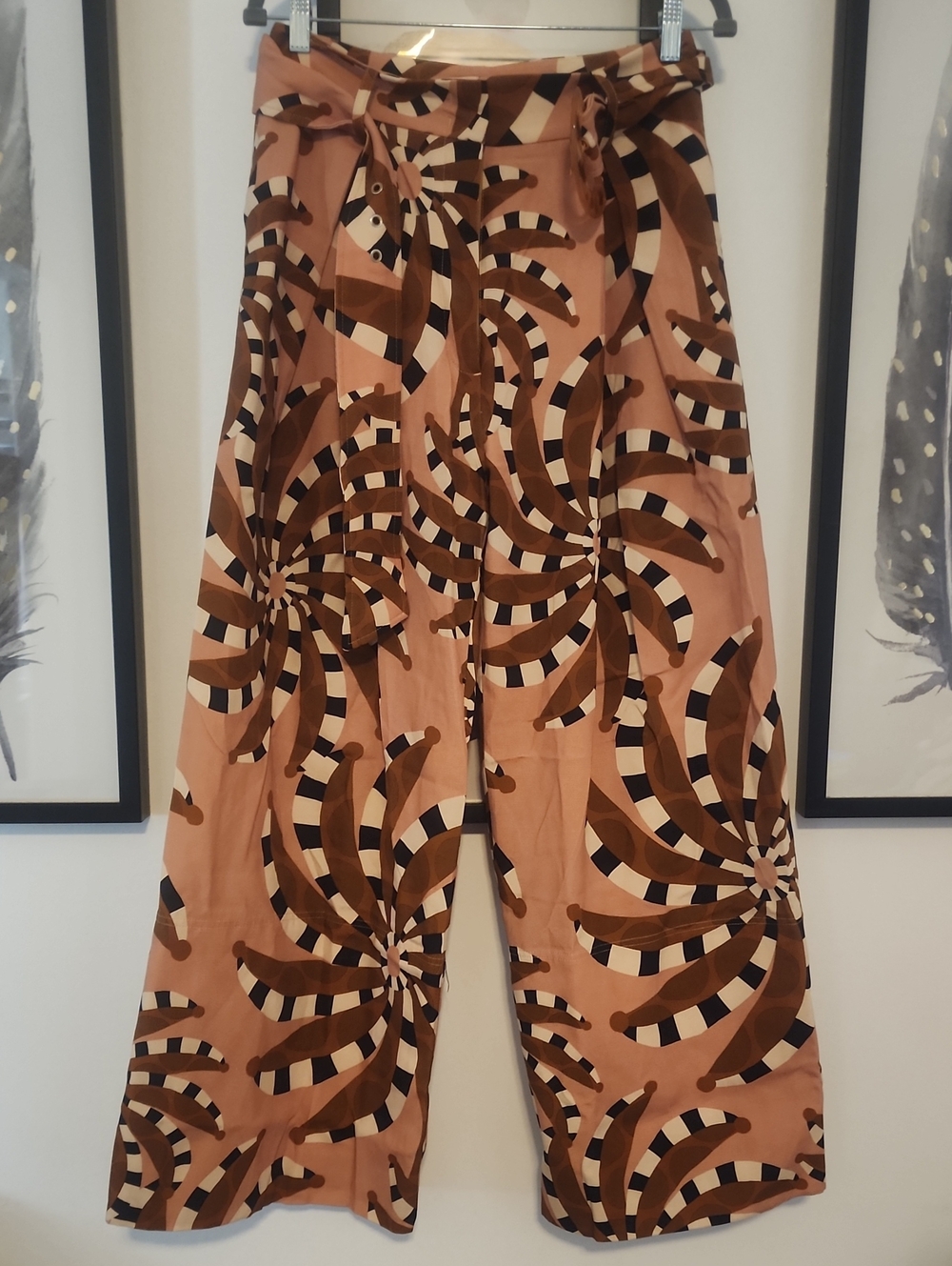 Farm Rio "Mixed Bananada" wide-leg Pants